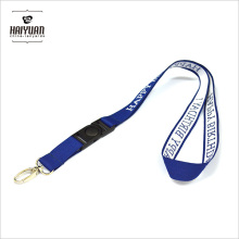 Custom Woven Printed Lanyard mit drehbare Schnalle